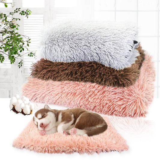 Winter dog mat soft fleece  -  warm sleeping bed blanket - Lucky paws pet store