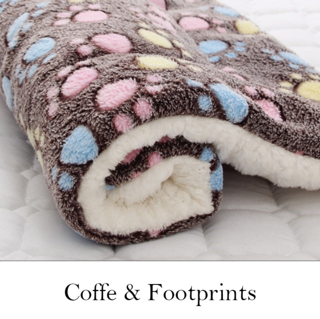 Soft Flannel Thick Pet Soft Fleece Blanket Bed Mat dogs or cats