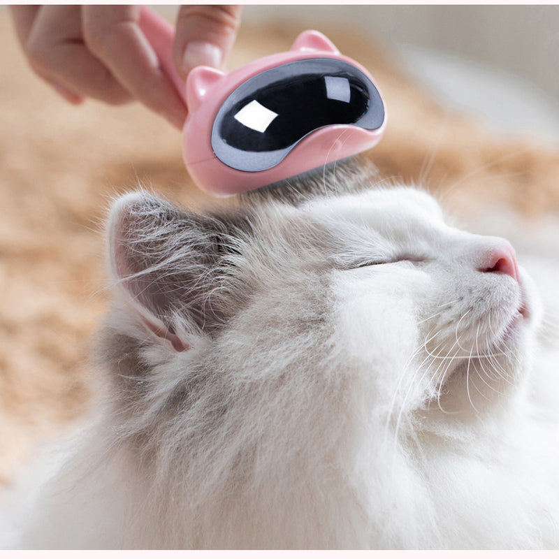 Cat grooming tool stainless steel shedding hair remover - Lucky paws pet store