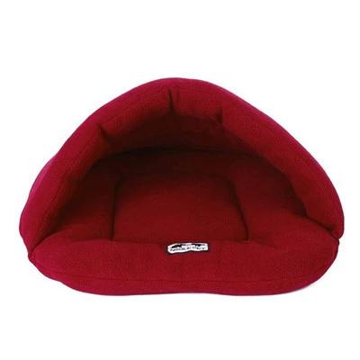 Soft polar fleece dog/cat bed cave - Lucky paws pet store