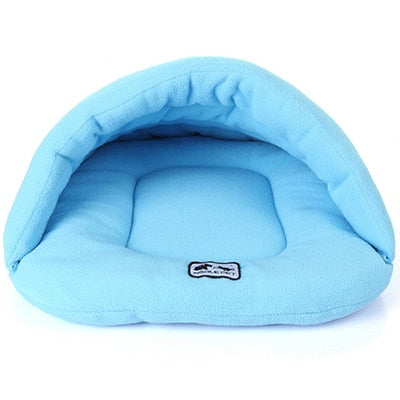 Soft polar fleece dog/cat bed cave - Lucky paws pet store