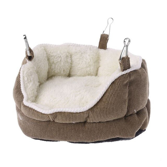 Pet nest velvet hanging sofa bed hammock small pets - Lucky paws pet store