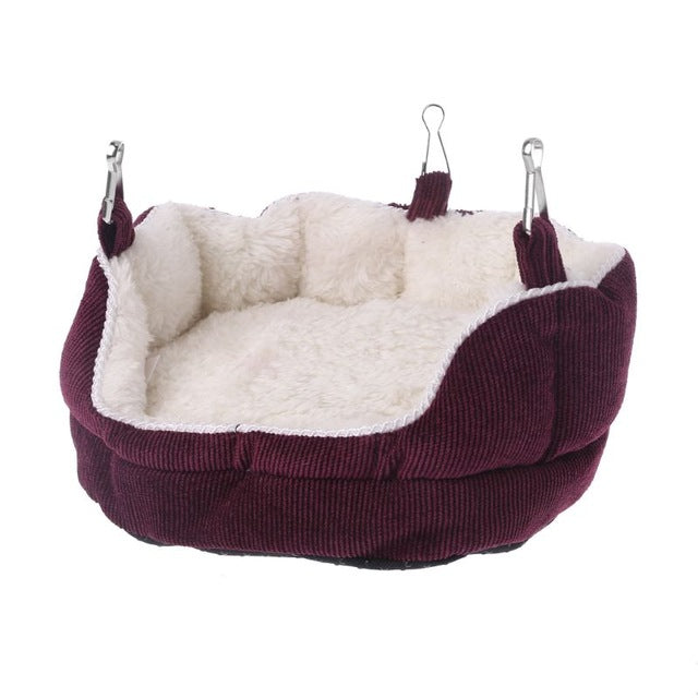 Pet nest velvet hanging sofa bed hammock small pets - Lucky paws pet store