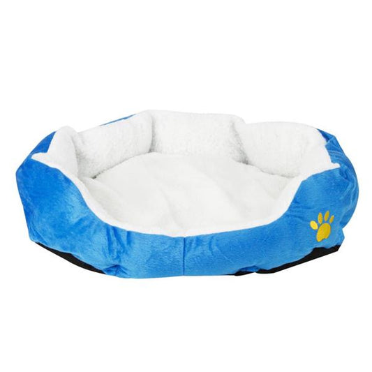 Cotton Pet Warm Waterloo with Pad Sky Blue Dog bed Small