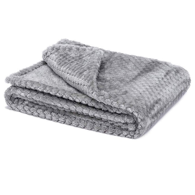 All-season fluffy dog blanket - throw pet blanket - Lucky paws pet store