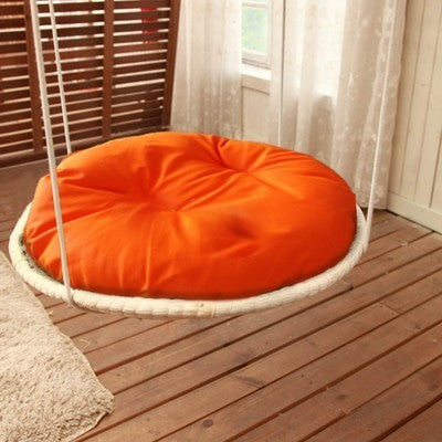 Hand knitting round cat hammock bed straw - Lucky paws pet store
