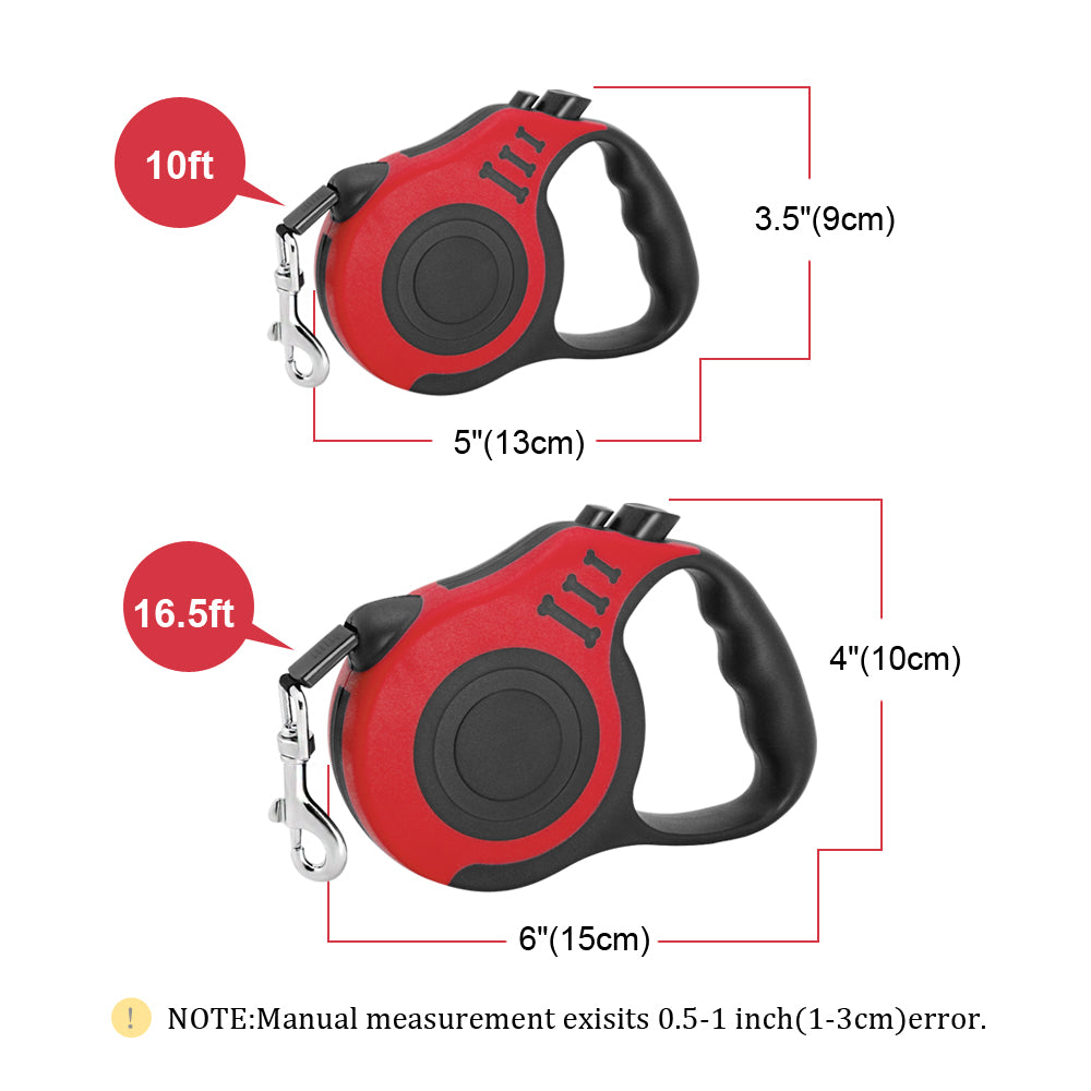 3M/5M Retractable dog leash automatic dog - Lucky paws pet store