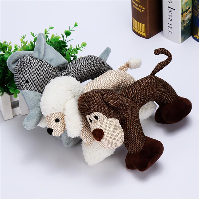Animal dog chew toy - bite resistant & squeaky interactive - Lucky paws pet store