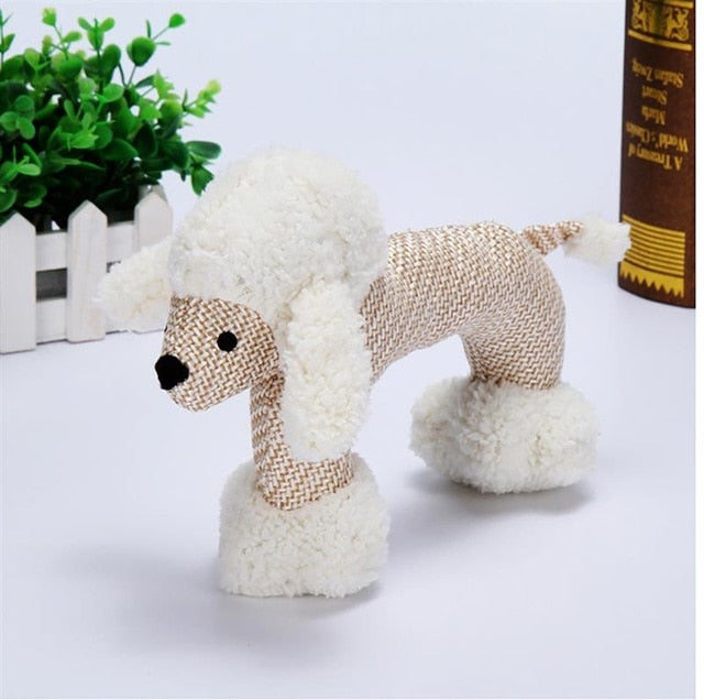 Animal dog chew toy - bite resistant & squeaky interactive - Lucky paws pet store