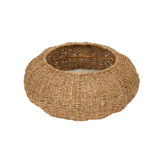 Indoor Wicker Cat or Small Dog Bed Basket & Cushion