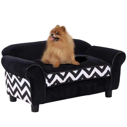 Sofa Cat/Dog Couch Bed for XS - Black