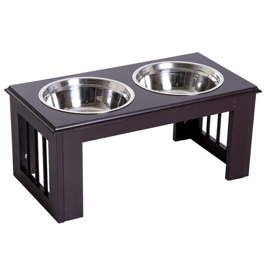 Raised Dog Bowls Elevated Double Stainless Steel