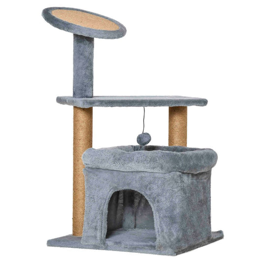 Cat Tree Tower Scratching Posts Grey